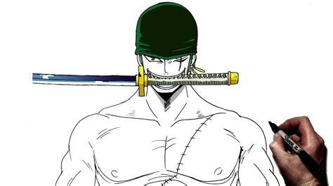 Howdrawroronoa Zoroonepiece09 One Piece Drawing Zoro One Piece | Images ...