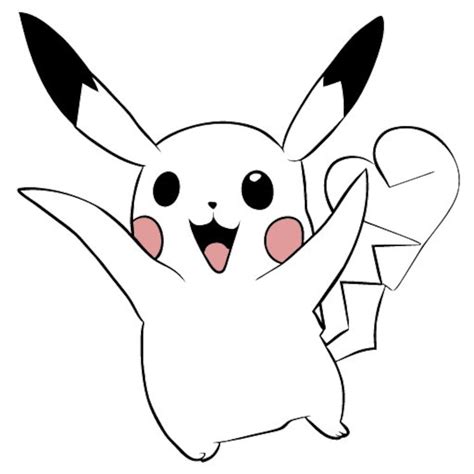 Pikachu Svg Outline Pokemon Svg Funny Pikachu Svg Files for - Etsy