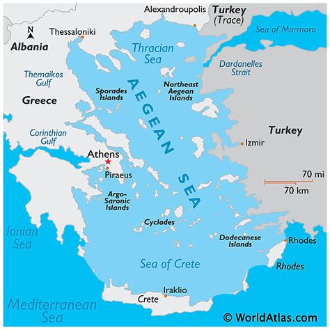 Aegean Sea - WorldAtlas