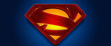 Superman Wallpaper 4k Logo Dc Superheroes Blue Background Graphics ...