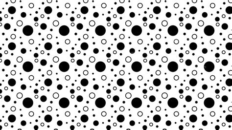 Black and White Random Dots pattern