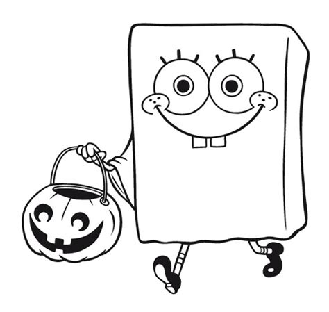 Coloring Pages Spongebob Halloween Episodes