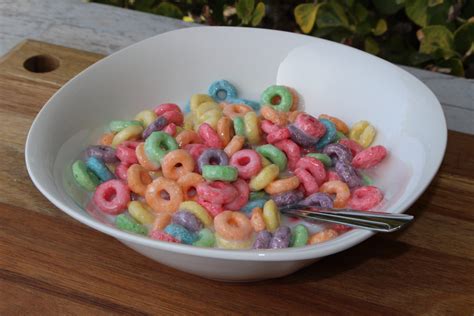 Cereal Bowl – Fruit Loops | Just Dough It!