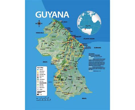 Map showing how the amerindians came to Guyana - Map of map showing how ...