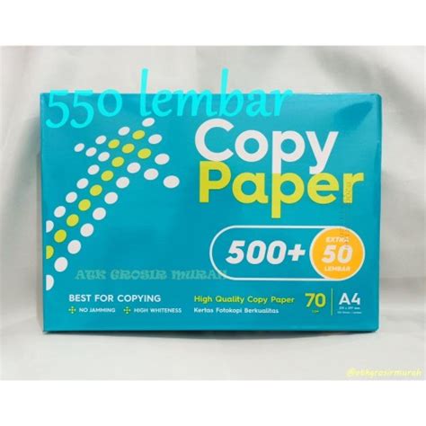 Jual Copy Paper A4 n F4 70 gram / Kertas Print / Kertas Fotokopi [ 1 ...