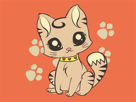 Cute Cat Cartoon Drawing at PaintingValley.com | Explore collection of ...