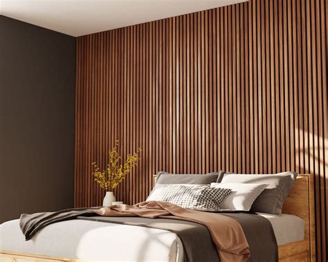 How to Make a Wood Slat Accent Wall in 2024 | Wood accent wall bedroom ...