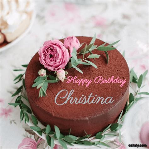 🎂 Happy Birthday Christina Cakes 🍰 Instant Free Download