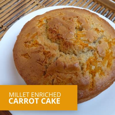 Millet Enriched Carrot Cake | Kaulige Foods - Bengaluru's Millet Hub