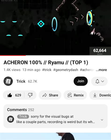 trick finally became acheron : r/geometrydash