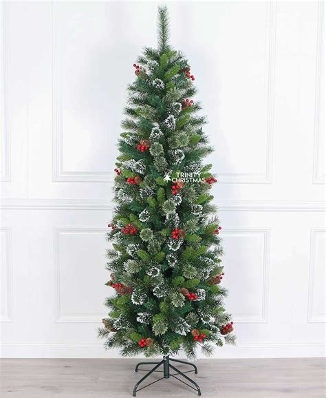 Buy 8 feet Slim Italian Pencil Christmas Tree Online in India