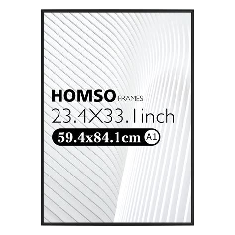 *PARTS ONLY NON-REFUNDABLE* Homso A1 Poster Picture Frame 23.4x33 Black ...