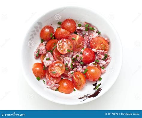 Mixed salad in a bowl stock image. Image of health, chive - 19173279