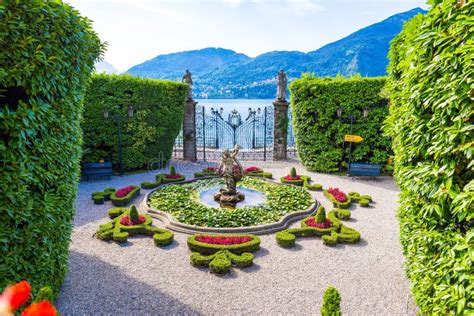 Villa Carlotta at Tremezzo Lake Como, Italy Stock Image - Image of ...