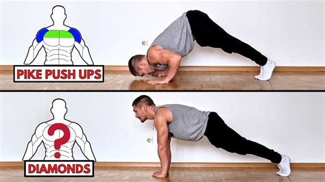 10 Push Up Variations and the Muscles They Target ! - YouTube