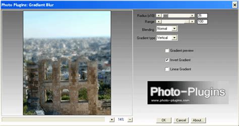 Gradient Blur - Photo-Plugins