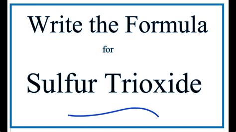 Sulfur Trioxide