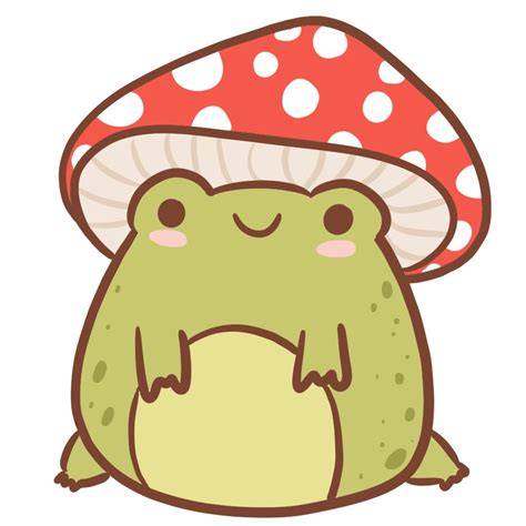 Cute Mushroom Drawing