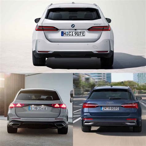 Photo Comparison: New BMW 5 Series Touring vs. Audi A6 Avant vs ...