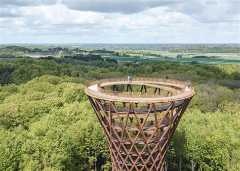 EFFEKT completes spiralling Camp Adventure tower in Danish forest ...