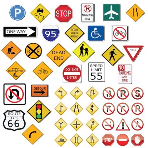 Road Sign Clipart Traffic Signs Svg Bundle Traffic Signs Road Etsy ...