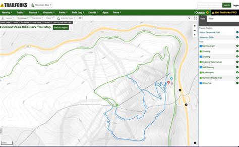 Trail Map Lookout Pass Ski & Recreation Area