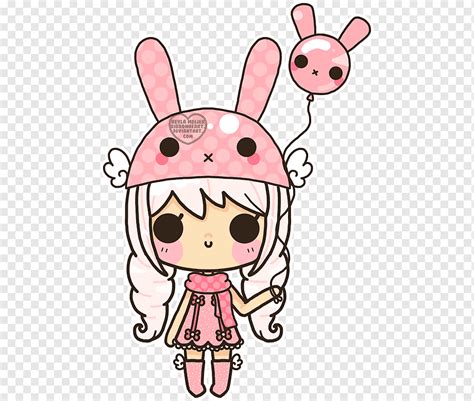 Kavaii Drawing Chibi, cute girl, white, mammal, child png | PNGWing