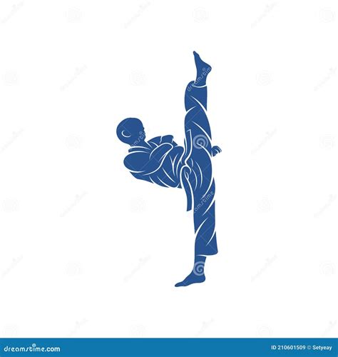 Taekwondo Design Vector Illustration, Creative Taekwondo Logo Design ...