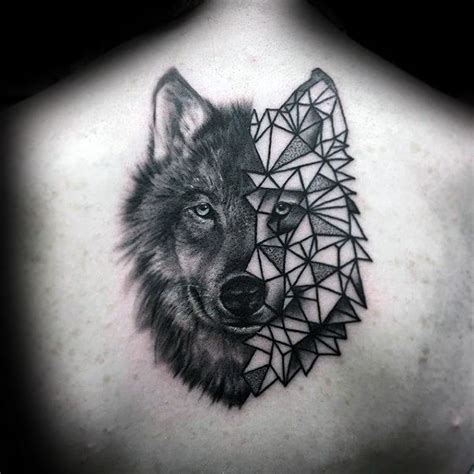 Geometric Wolf Tattoo - fingersnowm