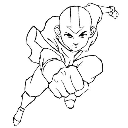 How to draw aang from avatar the last airbender drawing lesson – Artofit