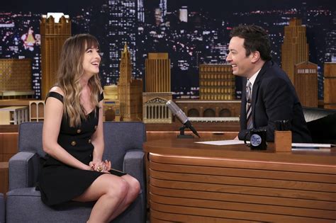 Fifty Shades Updates: HQ PHOTOS: Dakota Johnson on Jimmy Fallon