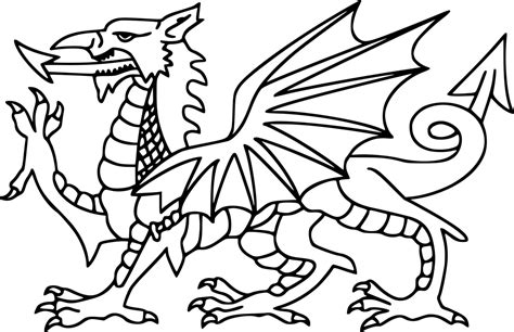 Welsh Dragon Sketch at PaintingValley.com | Explore collection of Welsh ...