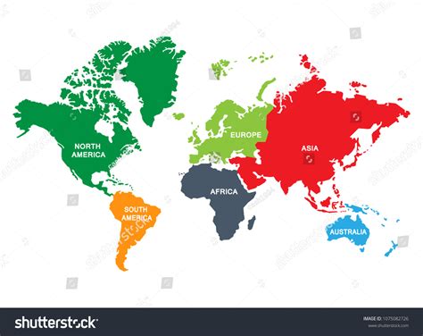 Political World Map World Map Continents Countries