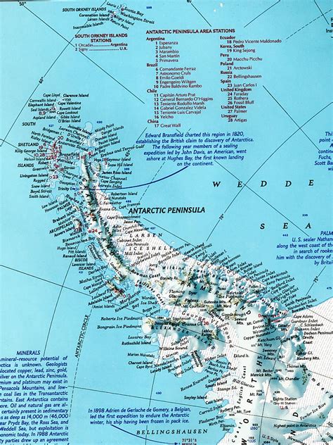 Antarctic Peninsula Map - Antarctica • mappery