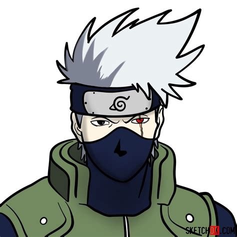 Kakashi para colorir – Artofit