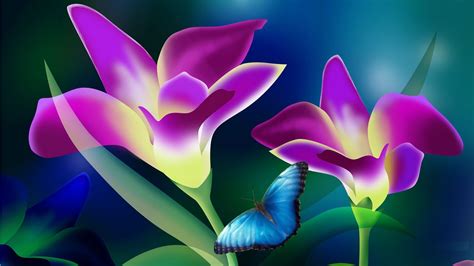 HD Wallpapers Nature Flowers 3d