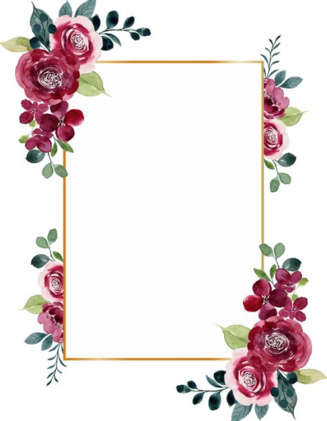 Red flower frame Free Vector | Tarjetas rosas, Diseño de tarjeta de ...