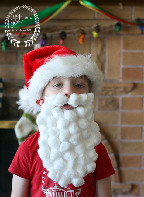 Kids Craft: Santa Beard Disguise - Say Yes