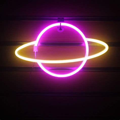 Saturn Neon Light - Setupedia Store