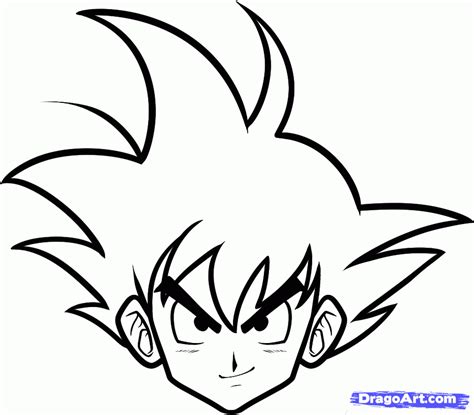 How to Draw Goku Easy, Step by Step, Dragon Ball Z Characters, Anime ...