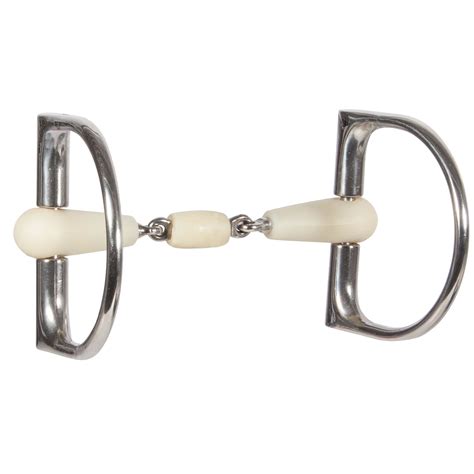 Happy Mouth Double Jointed Roller D Ring Snaffle Bit in English at ...