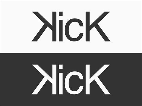 Kick Logotype Experiment & Exploration by Mandar Apte by Mandar Apte on ...