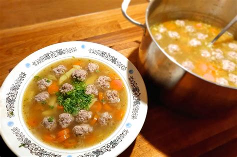 Frikadelle (meatball) soup – Toidublogi