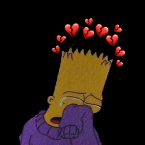 Bart Depressed Pfp ~ Freetoedit Bartsimpson Bart Simpsons Brokenheart ...