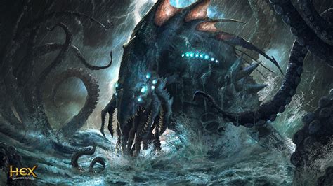 The Kraken | Fantasy monster, Kraken art, Monster art