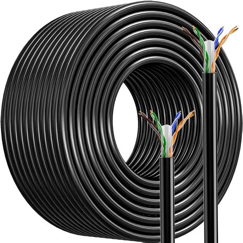 Bulk Ethernet Cable 50m Outdoor Waterproof Internet Cable Reel – CAT6 ...