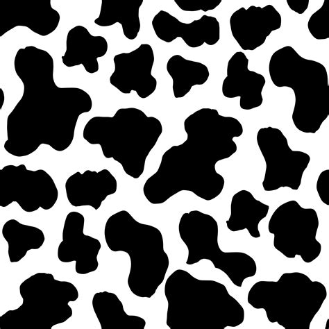 Cow Print Seamless Repeat Digital Pattern Repeat for Fabric | Etsy