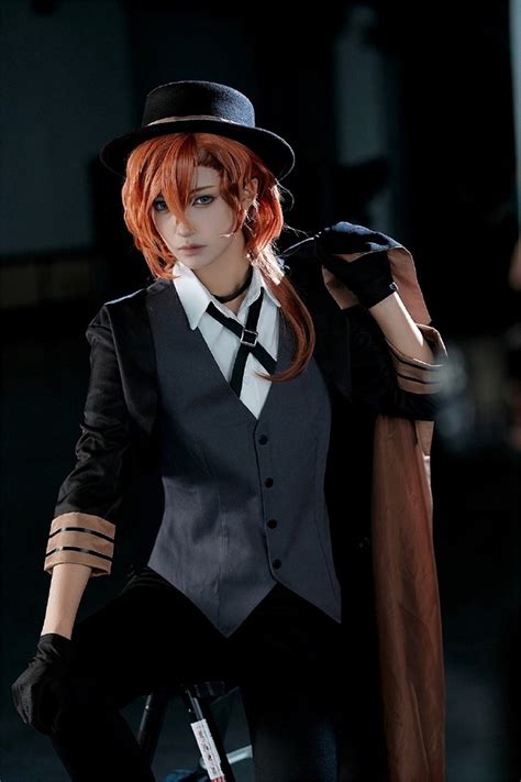 Nakahara Chuuya Cosplay Suit, Anime Manga Bungo Stray Dogs Character ...