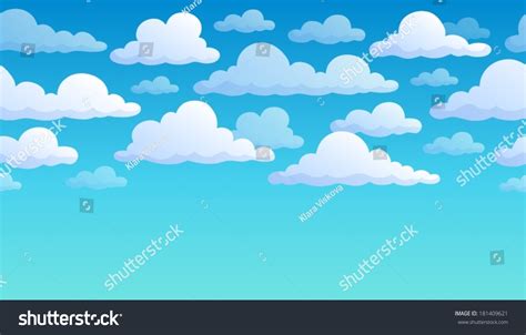 Cloudy Sky Background 7 Eps10 Vector Stock Vector (Royalty Free ...