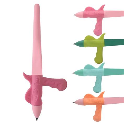 3Pcs Pencil Grips Pure Silicone Correctly Gripping Ergonomic Writing ...